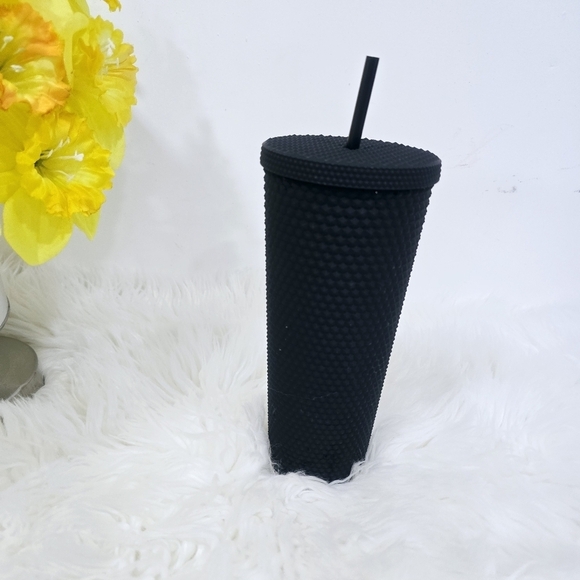 Starbucks Matte Black Studded Plastic Tumbler Limited Edition - Picture 3 of 5
